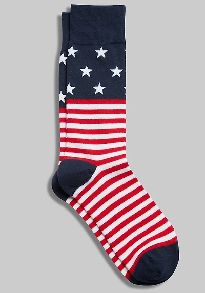 Men's Jos A. Bank Stars & Stripes Socks at Jos. A. Bank, Blue/Navy,