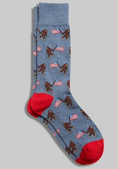 Men's Jos. A. Bank Big Foot & Flag Socks at Jos. A. Bank, Blue,