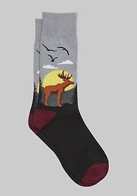 Men's Jos. A. Bank Moose Performance Socks at Jos. A. Bank, Light Hthr Grey, 