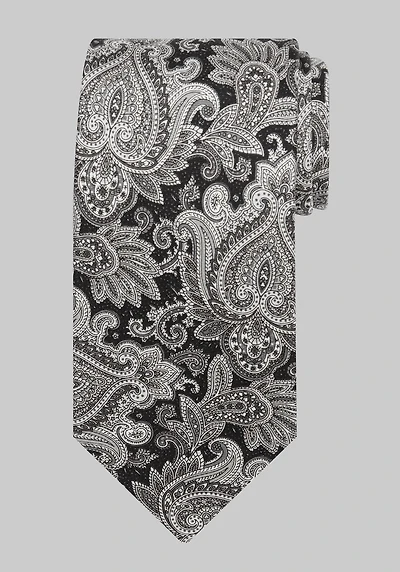 Men's Jos. A Bank Persian Paisley Tie at Jos. A. Bank, Black,