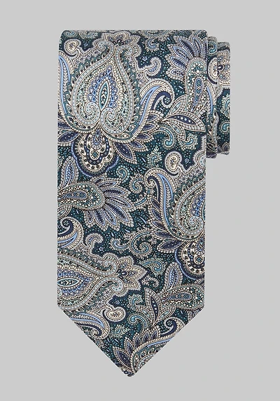 Men's Jos. A Bank Persian Paisley Tie at Jos. A. Bank, Multi/Teal,