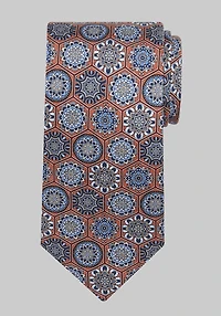 Men's Jos. A Bank Connecting Medallions Tie at Jos. A. Bank, Orange/Rust,