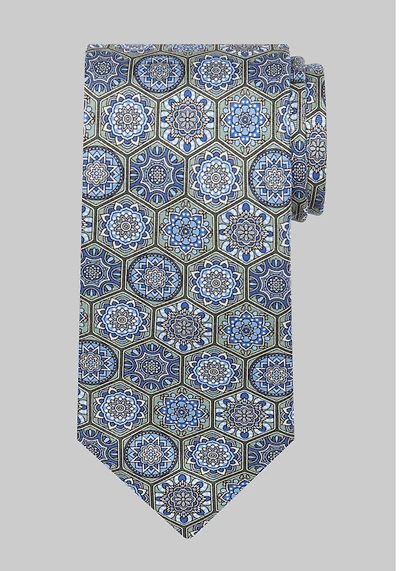 Men's Jos. A Bank Connecting Medallions Tie at Jos. A. Bank, Green,