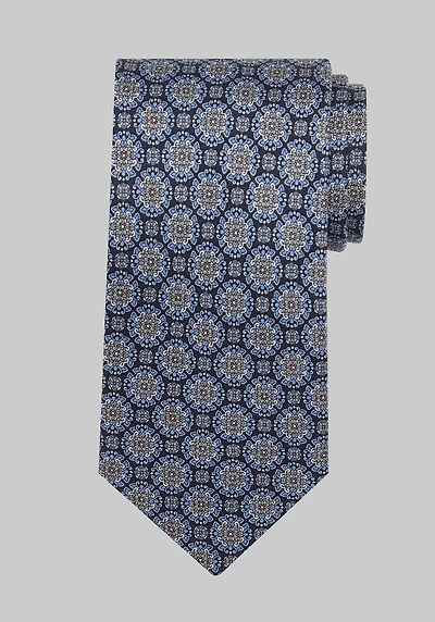 Men's Jos. A Bank Geo Medallion Tie at Jos. A. Bank, Blue,