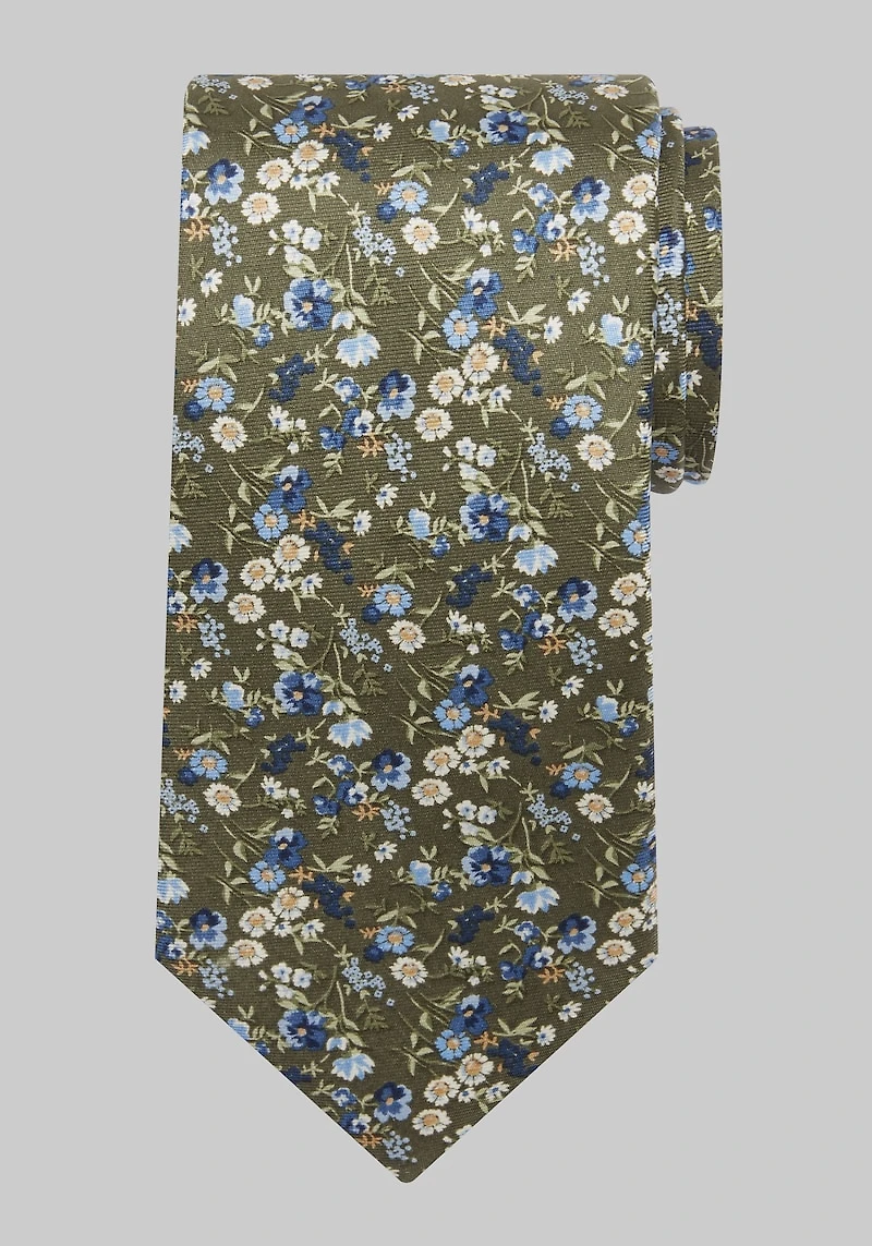 Men's Jos. A. Bank Abstract Floral Tie at Jos. A. Bank, Green,