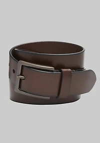 Men's Johnston & Murphy Antique Buckle Leather Belt at Jos. A. Bank, Dark Brown