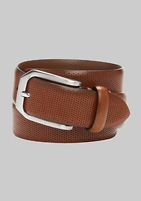 Men's Johnston & Murphy Micro Perforated Leather Belt at Jos. A. Bank, Tan
