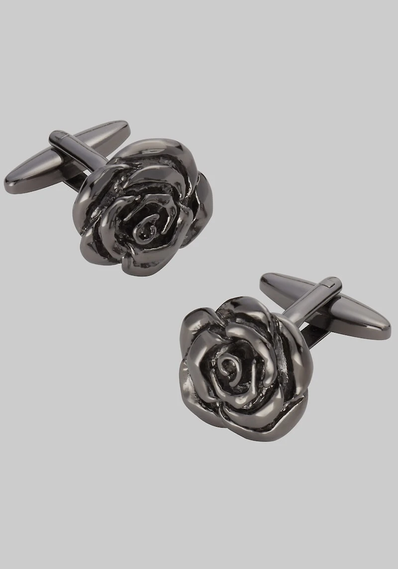 Men's Jos. A. Bank Flower Cufflinks at Jos. A. Bank, Gunmetal Grey/Metals,