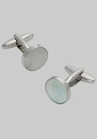 Men's Jos. A. Bank Mother-Of-Pearl Cufflinks at Jos. A. Bank, Cream/Mop/Silver/White,