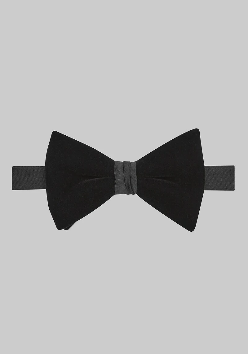 Men's Jos. A. Bank Velvet Pre-Tied Bow Tie at Jos. A. Bank, Black,