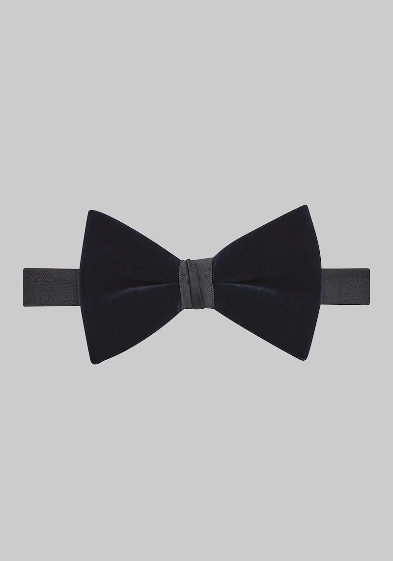 Men's Jos. A. Bank Velvet Pre-Tied Bow Tie at Jos. A. Bank, Blue/Navy,