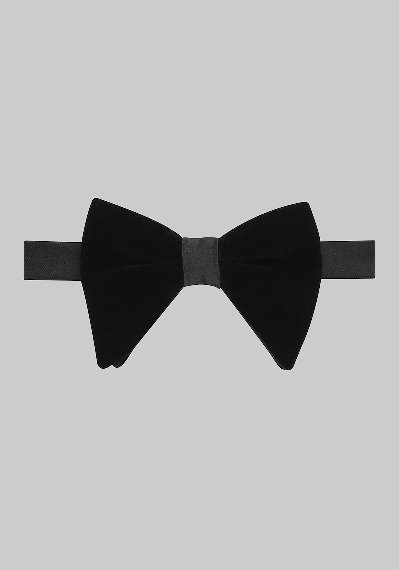 Men's Jos. A. Bank Velvet Teardrop Pre-Tied Formal Bow Tie at Jos. A. Bank, Black,