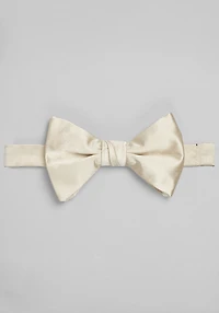 Men's Jos. A. Bank Two-Tone Pre-Tied Bow Tie at Jos. A. Bank, Cream/Ivory/White,