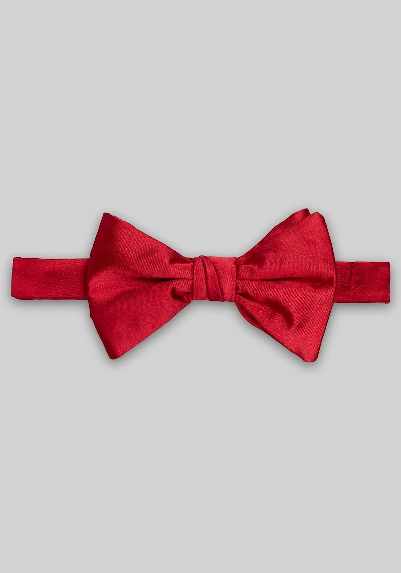 Men's Jos. A. Bank Two-Tone Pre-Tied Bow Tie at Jos. A. Bank, Red,