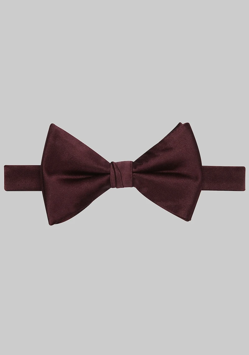 Men's Jos. A. Bank Satin Pre-Tied Bow Tie at Jos. A. Bank, Burgundy,