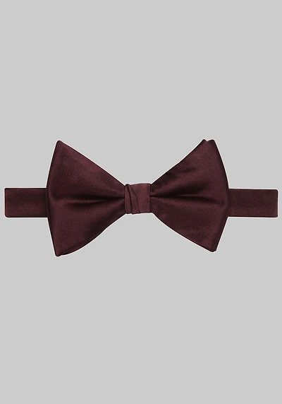 Men's Jos. A. Bank Satin Pre-Tied Bow Tie at Jos. A. Bank, Burgundy,
