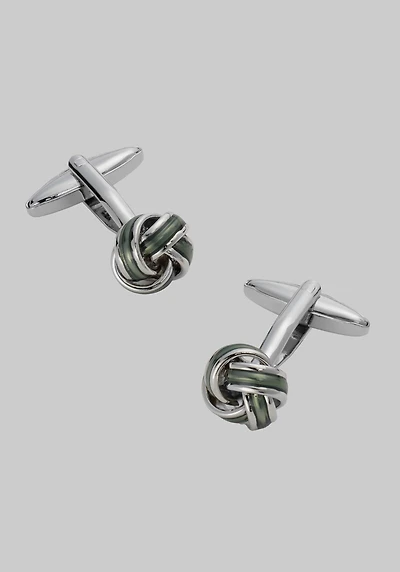 Men's Jos. A. Bank Knot Cufflinks at Jos. A. Bank, Green/Sage,