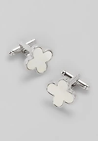 Men's Jos. A. Bank Clover Mother-of Pearl Cufflinks at Jos. A. Bank, Cream/White, 