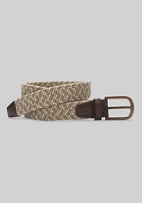 Men's Johnston & Murphy Woven Stretch Knit Belt at Jos. A. Bank, Tan Multi