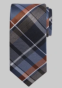Men's Traveler Collection Super Plaid Tie at Jos. A. Bank, Orange,