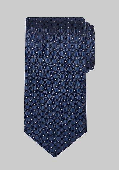 Men's Traveler Collection Circle Neat Tie at Jos. A. Bank, Blue/Navy,