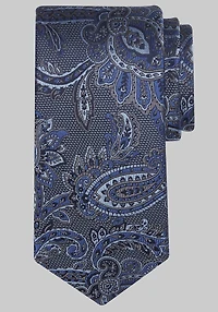 Men's Traveler Collection Dragon Paisley Tie at Jos. A. Bank, Charcoal/Grey,