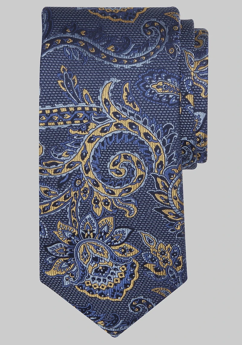 Men's Traveler Collection Dragon Paisley Tie at Jos. A. Bank, Gold,