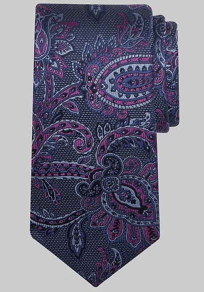 Men's Traveler Collection Dragon Paisley Tie at Jos. A. Bank, Fuschia/Pink,