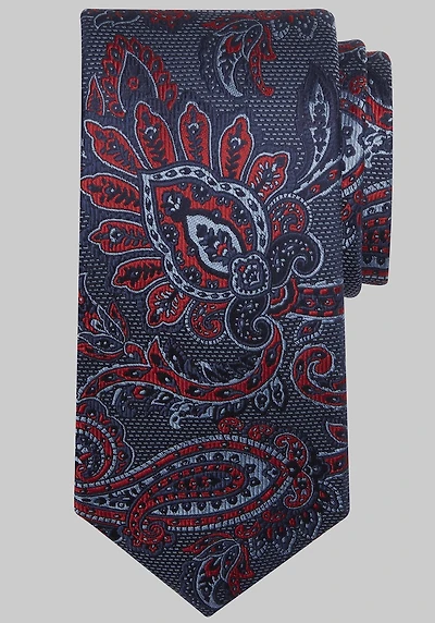 Men's Traveler Collection Dragon Paisley Tie at Jos. A. Bank, Red,