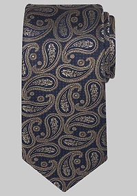 Men's Traveler Collection Balena Paisley Tie at Jos. A. Bank, Tan/Taupe,