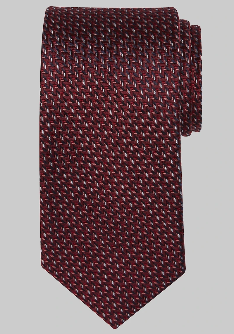 Men's Reserve Collection Chevron Neat Tie at Jos. A. Bank, Burgundy,