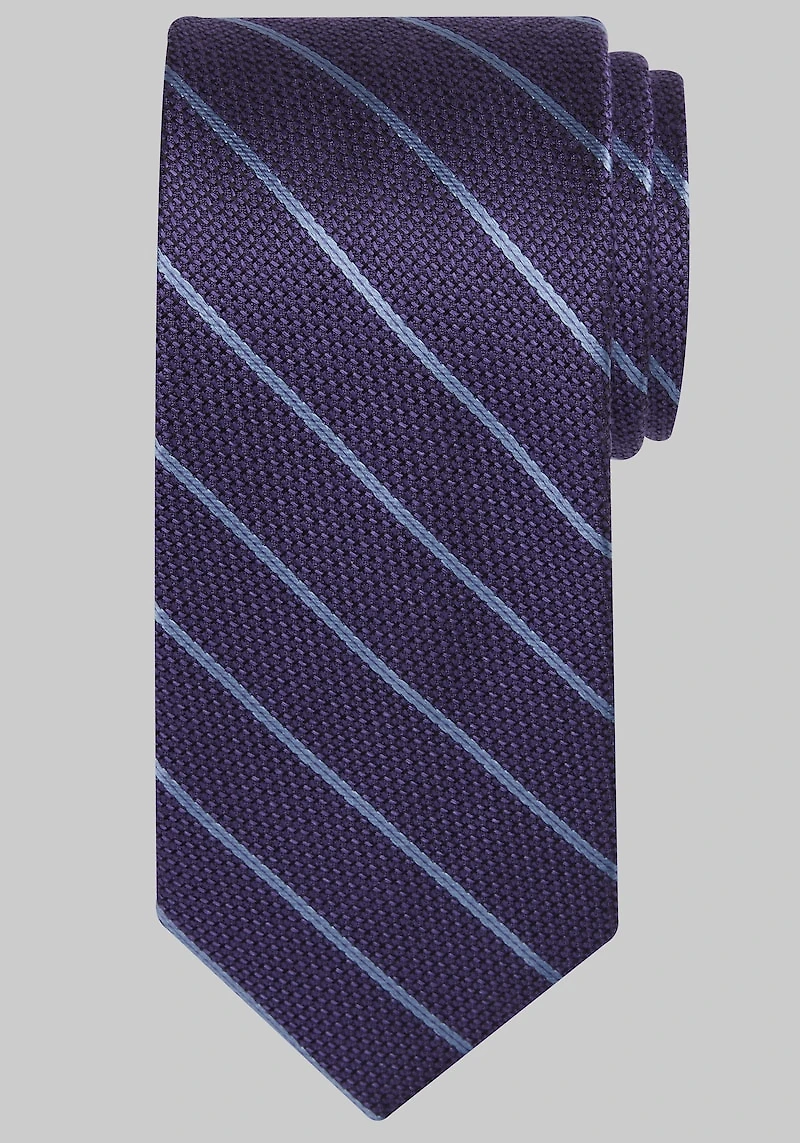 Men's Jos. A. Bank Sweater Stripe Tie at Jos. A. Bank, Purple,