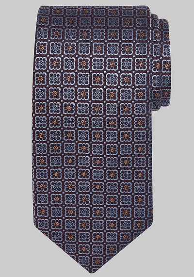 Men's Reserve Collection Floral Tile Tie at Jos. A. Bank, Burgundy,