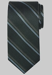 Men's Traveler Collection Smooth Stripe Tie at Jos. A. Bank, Green,