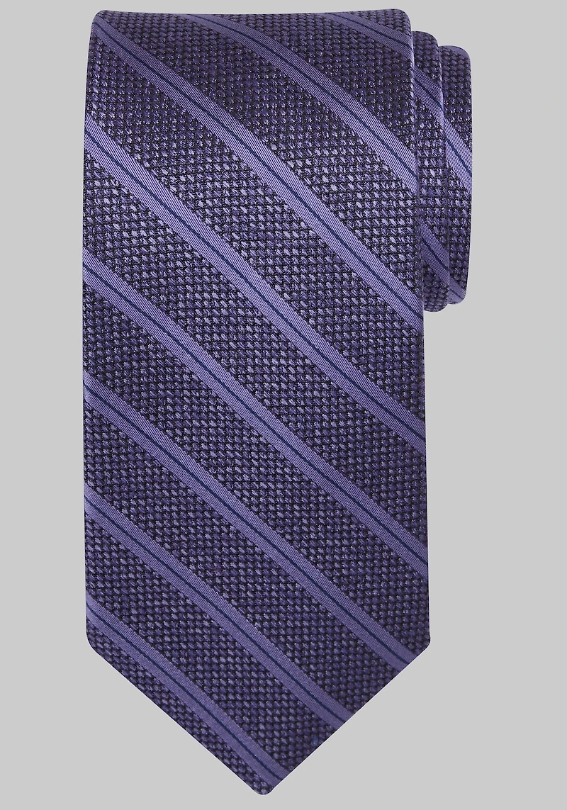 Men's Reserve Collection Knitter Stripe Tie at Jos. A. Bank, Purple,