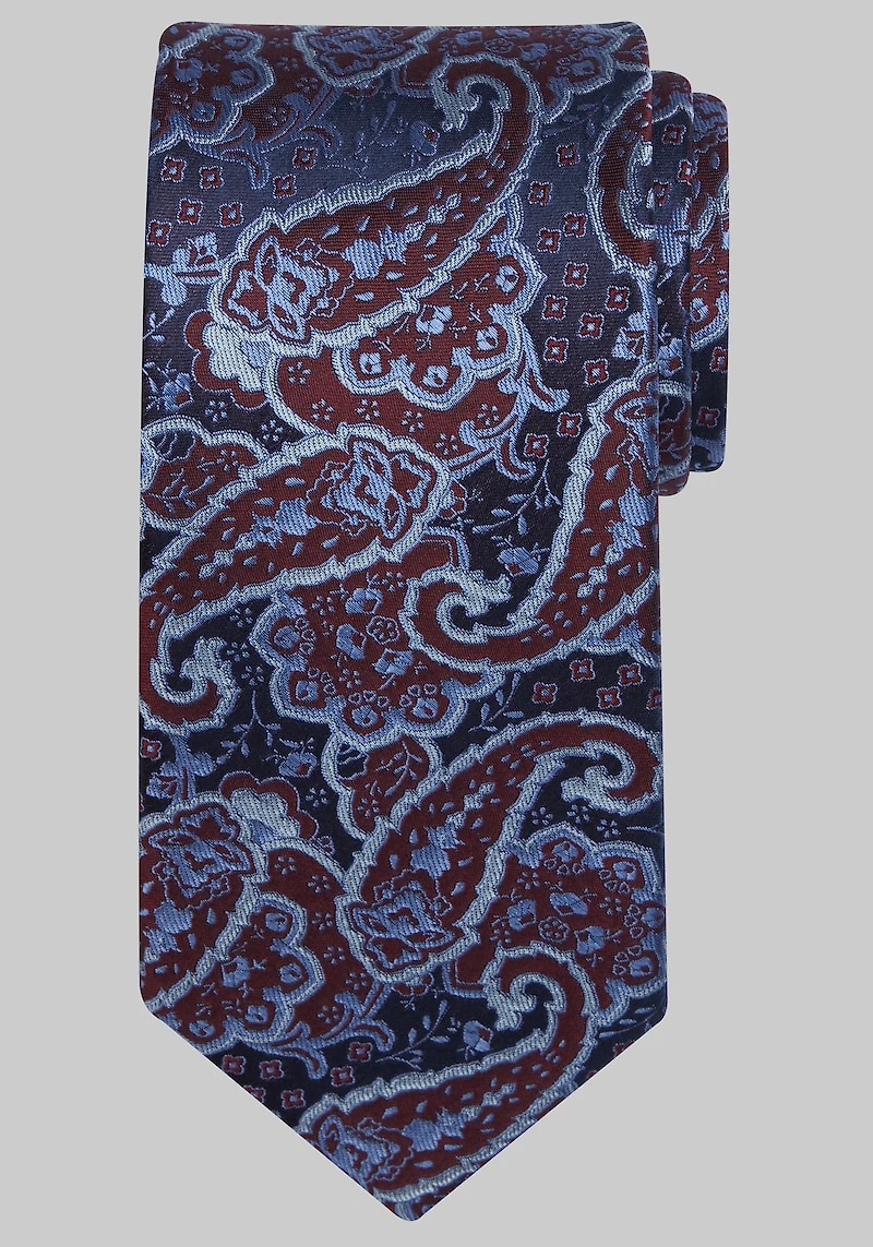 Men's Reserve Collection Filigree Paisley Tie at Jos. A. Bank, Burgundy,