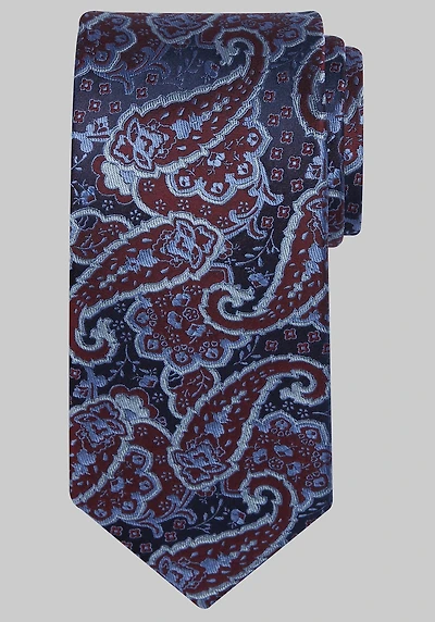 Men's Reserve Collection Filigree Paisley Tie at Jos. A. Bank, Burgundy,