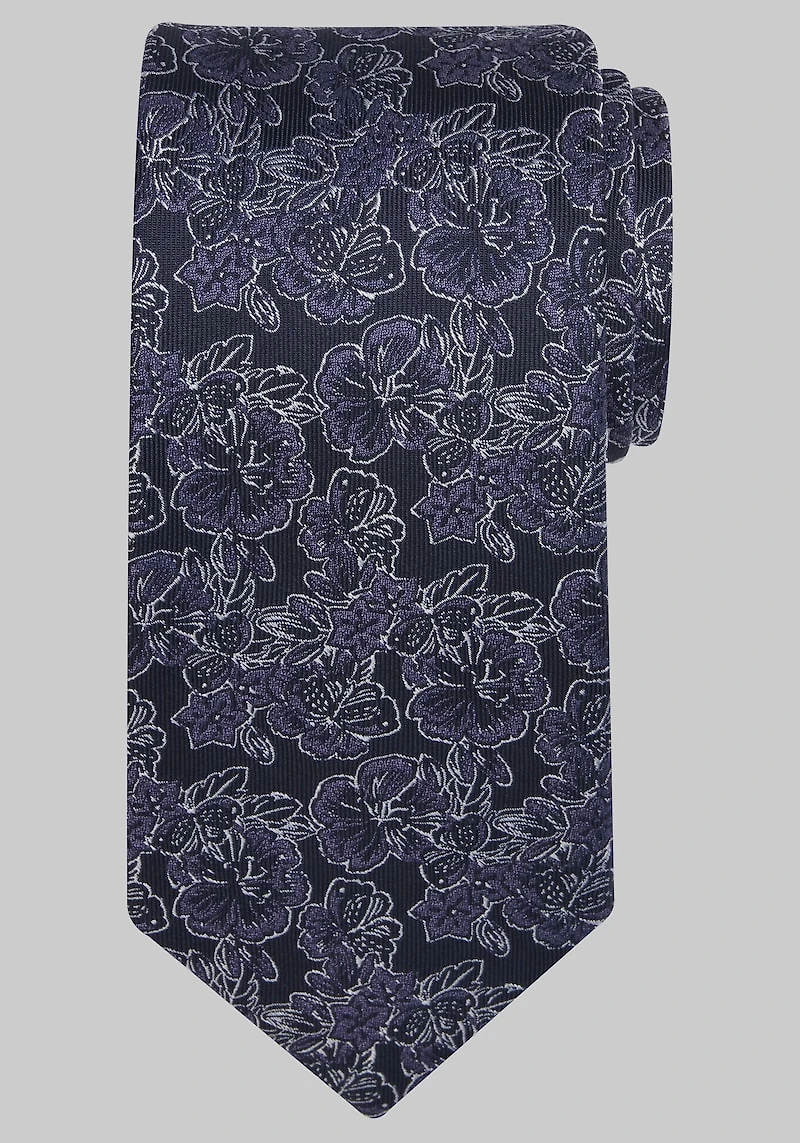 Men's Reserve Collection Hibiscus Floral Tie at Jos. A. Bank, Purple,