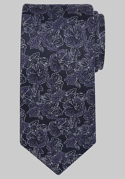 Men's Reserve Collection Hibiscus Floral Tie at Jos. A. Bank, Purple,