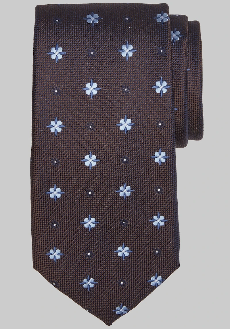Men's Traveler Collection Flower Box Tie at Jos. A. Bank, Brown,