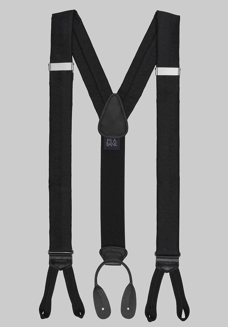 Men's Jos. A. Bank Chevron Formal Suspenders at Jos. A. Bank, Black,