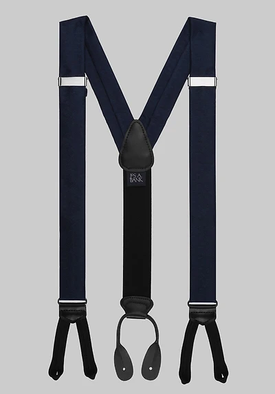 Men's Jos. A. Bank Chevron Formal Suspenders at Jos. A. Bank, Blue/Navy,