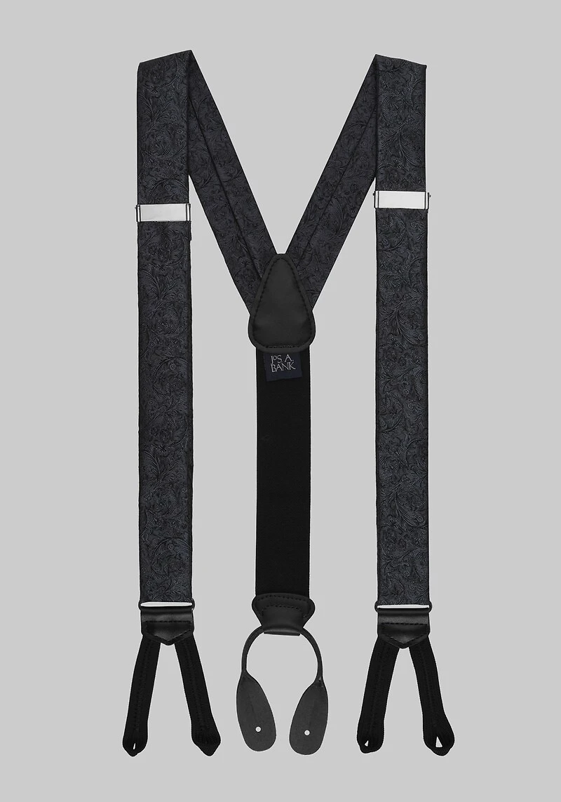 Men's Jos. A. Bank Floral Formal Suspenders at Jos. A. Bank, Black,