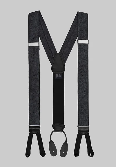 Men's Jos. A. Bank Floral Formal Suspenders at Jos. A. Bank, Black,