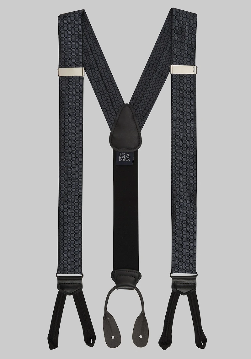 Men's Jos. A. Bank Box & Dot Formal Suspenders at Jos. A. Bank, Black,