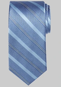 Men's Traveler Collection Two Lane Stripe Tie at Jos. A. Bank, Blue,