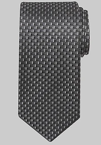 Men's Traveler Collection Building Block Neat Tie at Jos. A. Bank, Black,