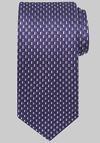 Men's Traveler Collection Building Block Neat Tie at Jos. A. Bank, Purple,