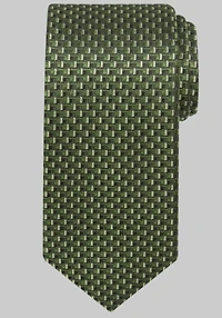 Men's Traveler Collection Building Block Neat Tie at Jos. A. Bank, Green,