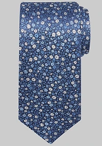 Men's Traveler Collection Millefiori Floral Tie at Jos. A. Bank, Blue,